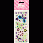 Наклейки в наборе стразы Бабочки 