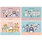 Альбом 40 листов Мир домашних питомцев  А4 скрепка