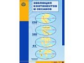 Плакат  Эволюция континентов и океанов.